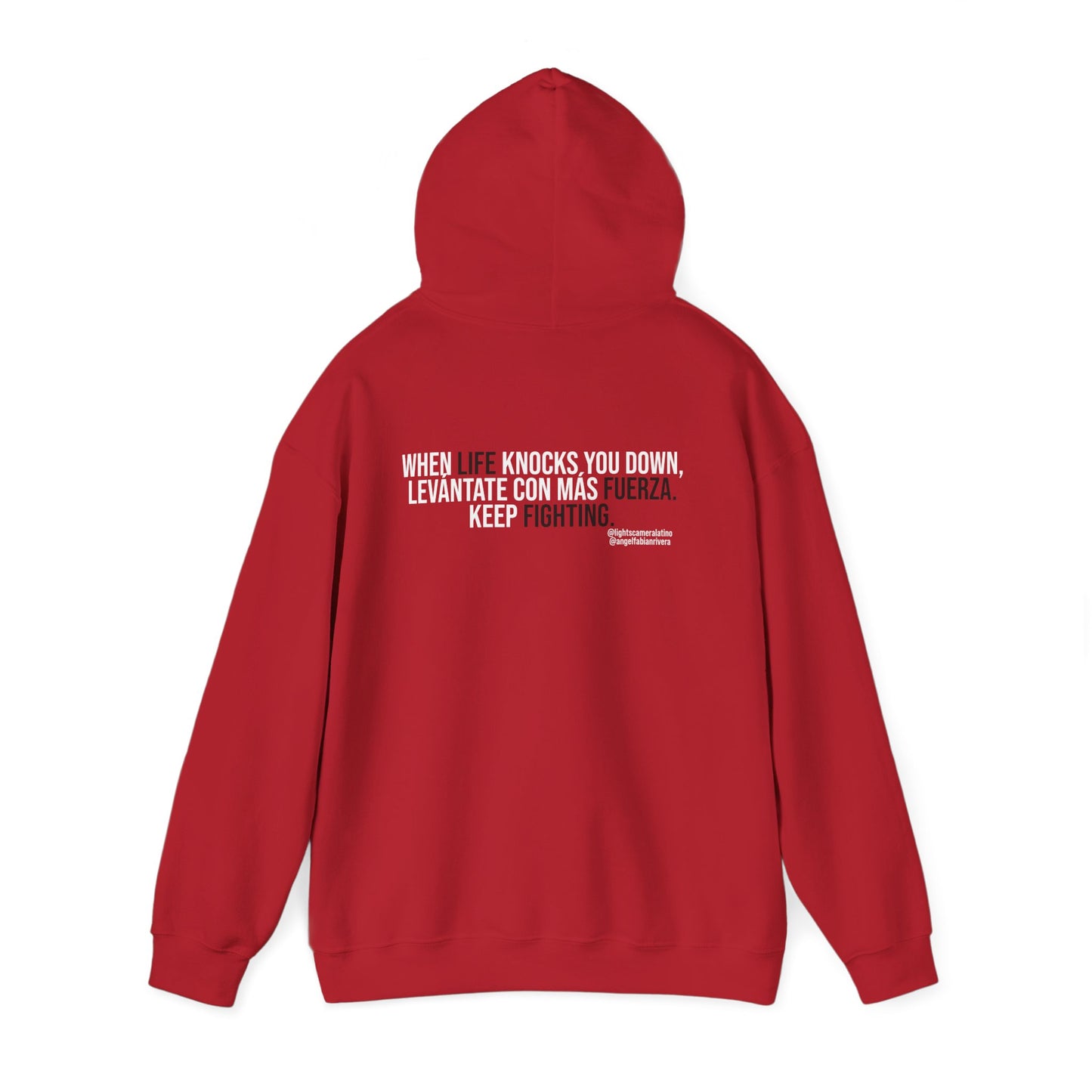 Special Edition Hoodie – “Levántate con más fuerza” | Angel Fabián Rivera Signature Hoodie, Motivational Streetwear, Cozy Unisex Fit