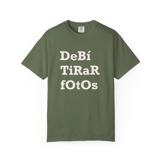 DeBí TiRaR fOtOs T-Shirt – Limited Edition Tee Inspired by Puerto Rico & Perreo Culture