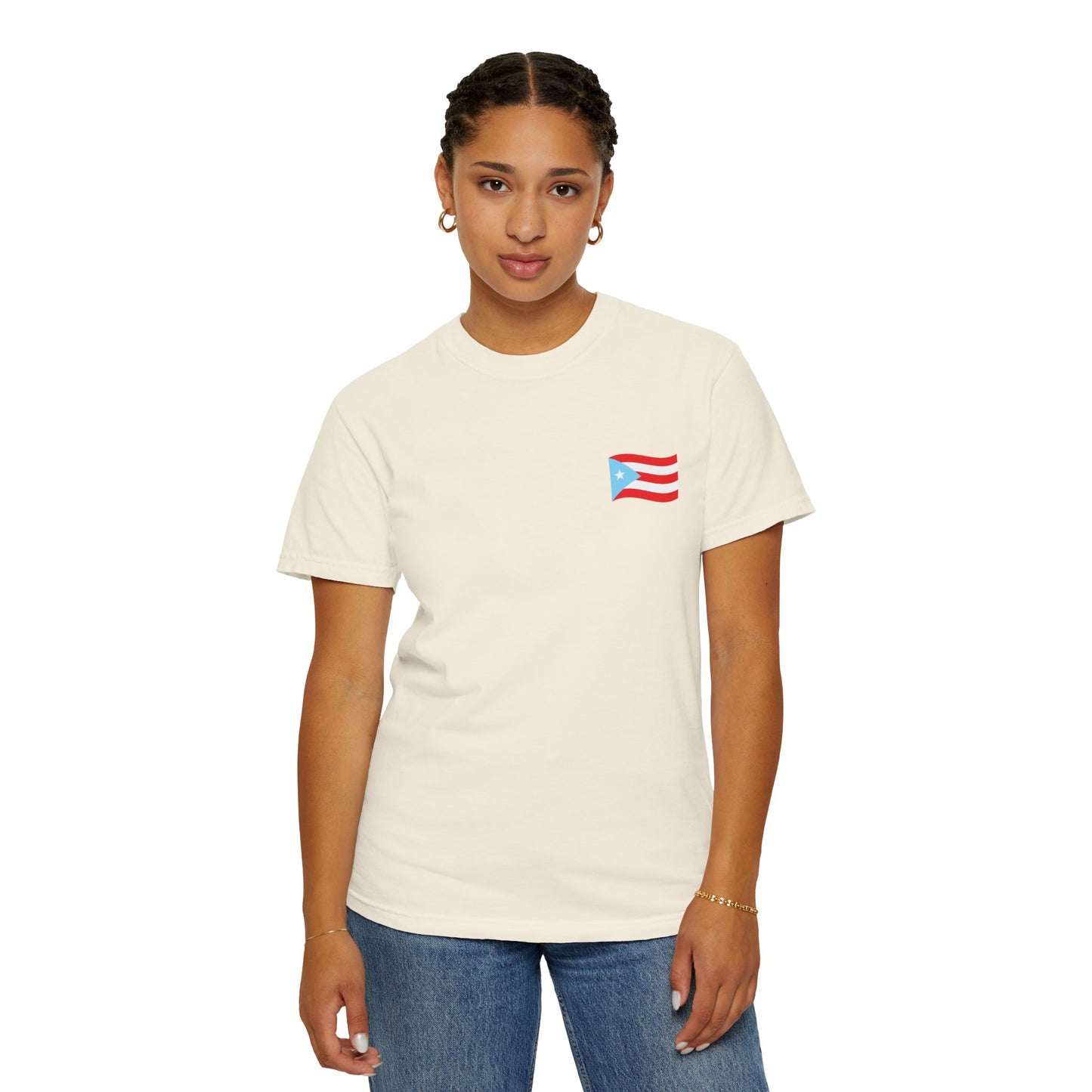 Boricua Pride T-Shirt | Unisex Garment-Dyed Tee, Puerto Rican Flag Shirt, Cultural Heritage Gift, Festival Wear, Casual Everyday Style
