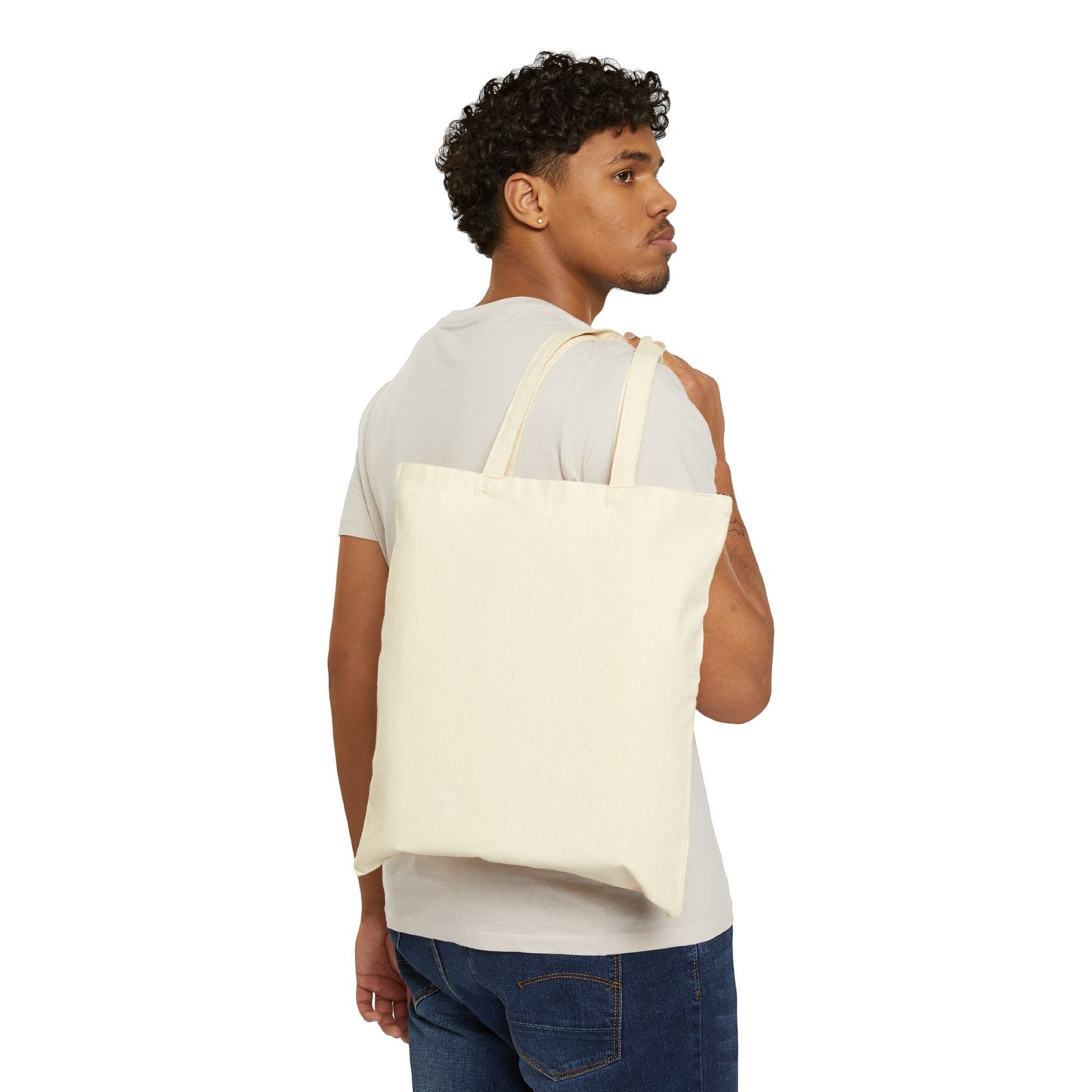 “Silencio On Set” Cotton Canvas Tote Bag – Film Lover’s Market Tote, Eco-Friendly Gift for Creatives, Stylish Everyday Carry for Movie Buffs