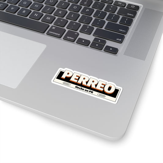 ‘Perreo Hecho en PR’ Kiss-Cut Sticker – Reggaetón Culture Decal, Puerto Rico Pride, Laptop & Bottle Decor, Island Vibes