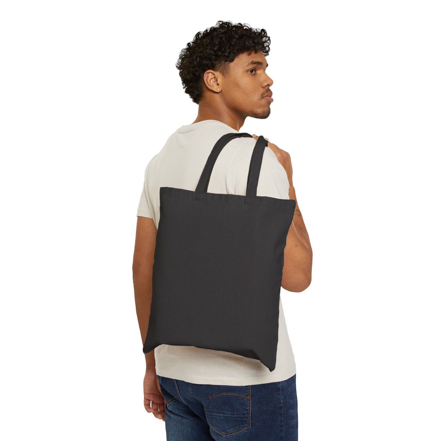 “Silencio On Set” Cotton Canvas Tote Bag – Film Lover’s Market Tote, Eco-Friendly Gift for Creatives, Stylish Everyday Carry for Movie Buffs