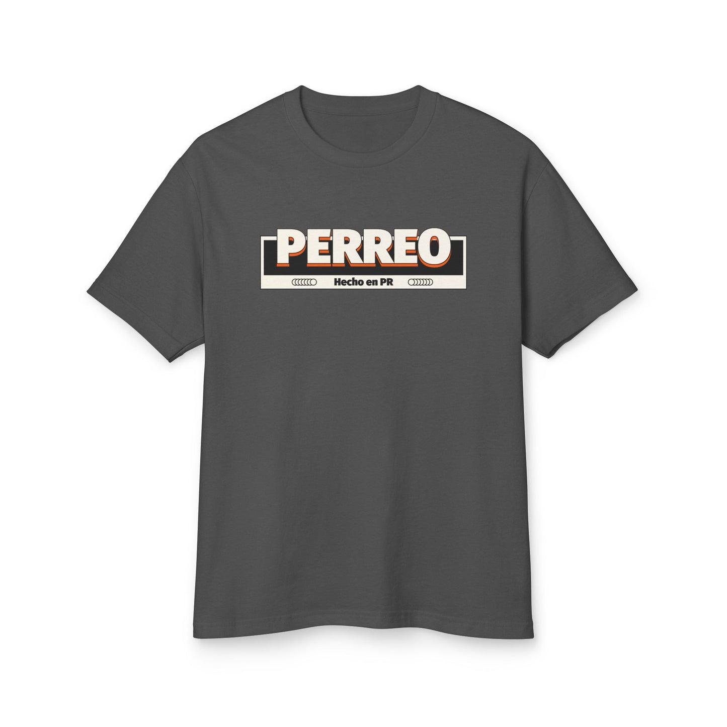 Retro Perreo T-Shirt – “Hecho en Puerto Rico” – Unisex Heavyweight Tee, Island Streetwear, Limited Drop