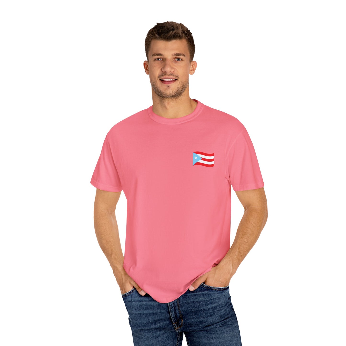 Boricua Pride T-Shirt | Unisex Garment-Dyed Tee, Puerto Rican Flag Shirt, Cultural Heritage Gift, Festival Wear, Casual Everyday Style