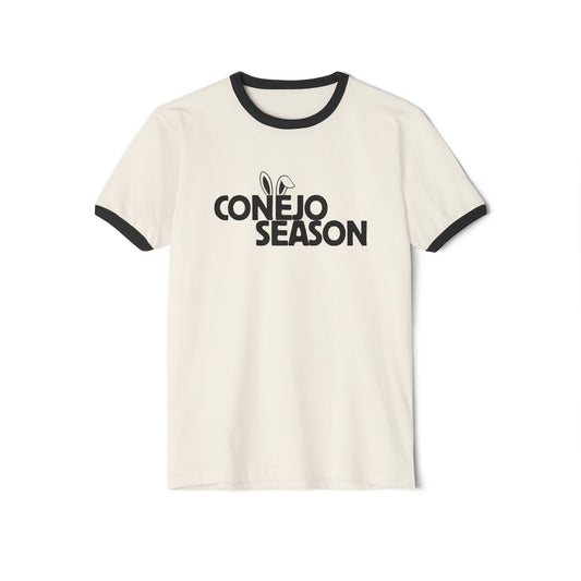 Conejo Season Ringer T‑Shirt — Retro Bunny Graphic Tee