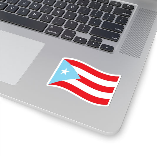 Puerto Rican Flag Sticker – Kiss-Cut Vinyl Decal | Cultural Pride, Laptop & Bottle Decor, Patriotic Boricua Gift