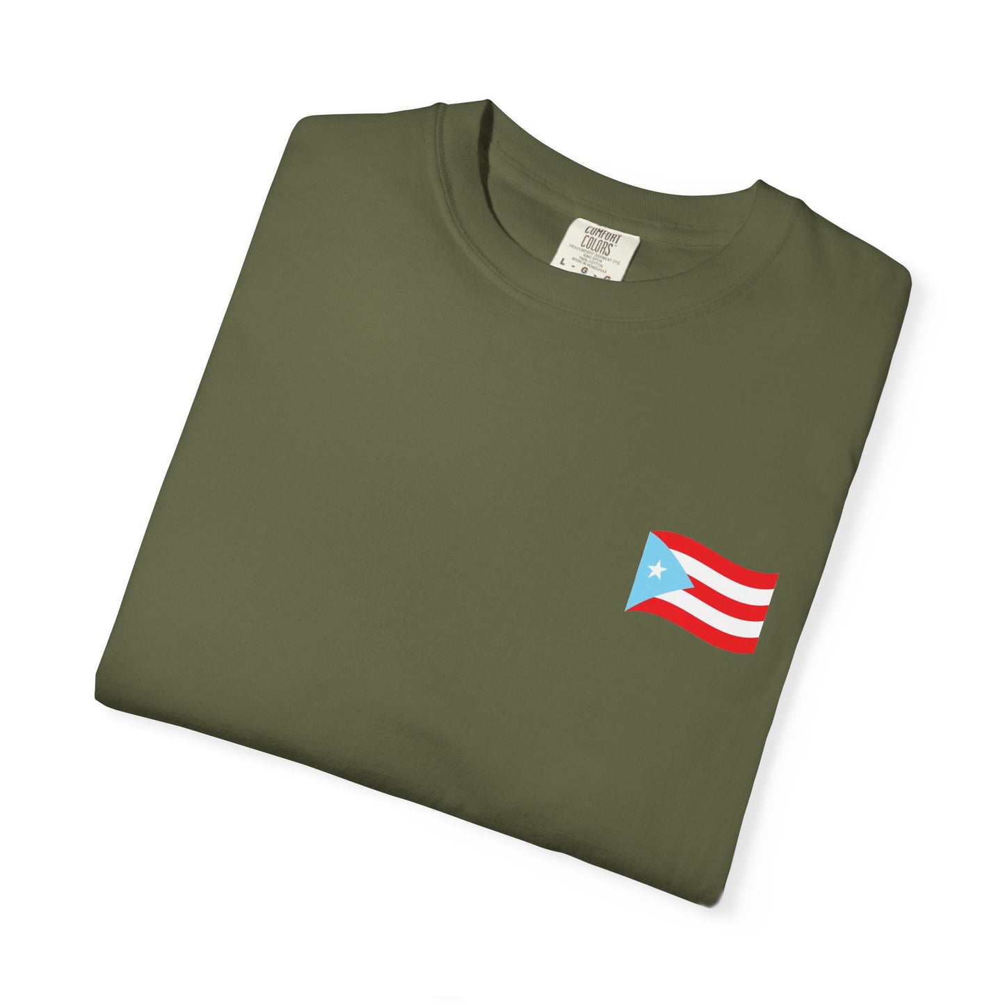 Boricua Pride T-Shirt | Unisex Garment-Dyed Tee, Puerto Rican Flag Shirt, Cultural Heritage Gift, Festival Wear, Casual Everyday Style