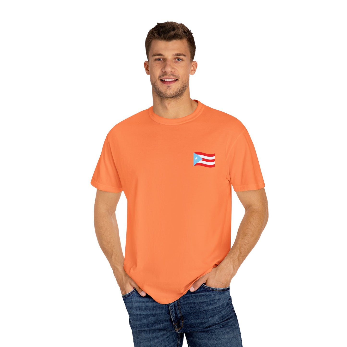 Boricua Pride T-Shirt | Unisex Garment-Dyed Tee, Puerto Rican Flag Shirt, Cultural Heritage Gift, Festival Wear, Casual Everyday Style