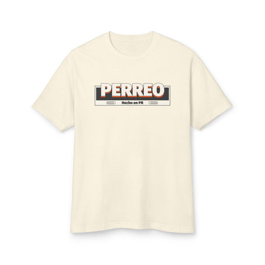 Retro Perreo T-Shirt – “Hecho en Puerto Rico” – Unisex Heavyweight Tee, Island Streetwear, Limited Drop