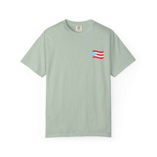 Boricua Pride T-Shirt | Unisex Garment-Dyed Tee, Puerto Rican Flag Shirt, Cultural Heritage Gift, Festival Wear, Casual Everyday Style