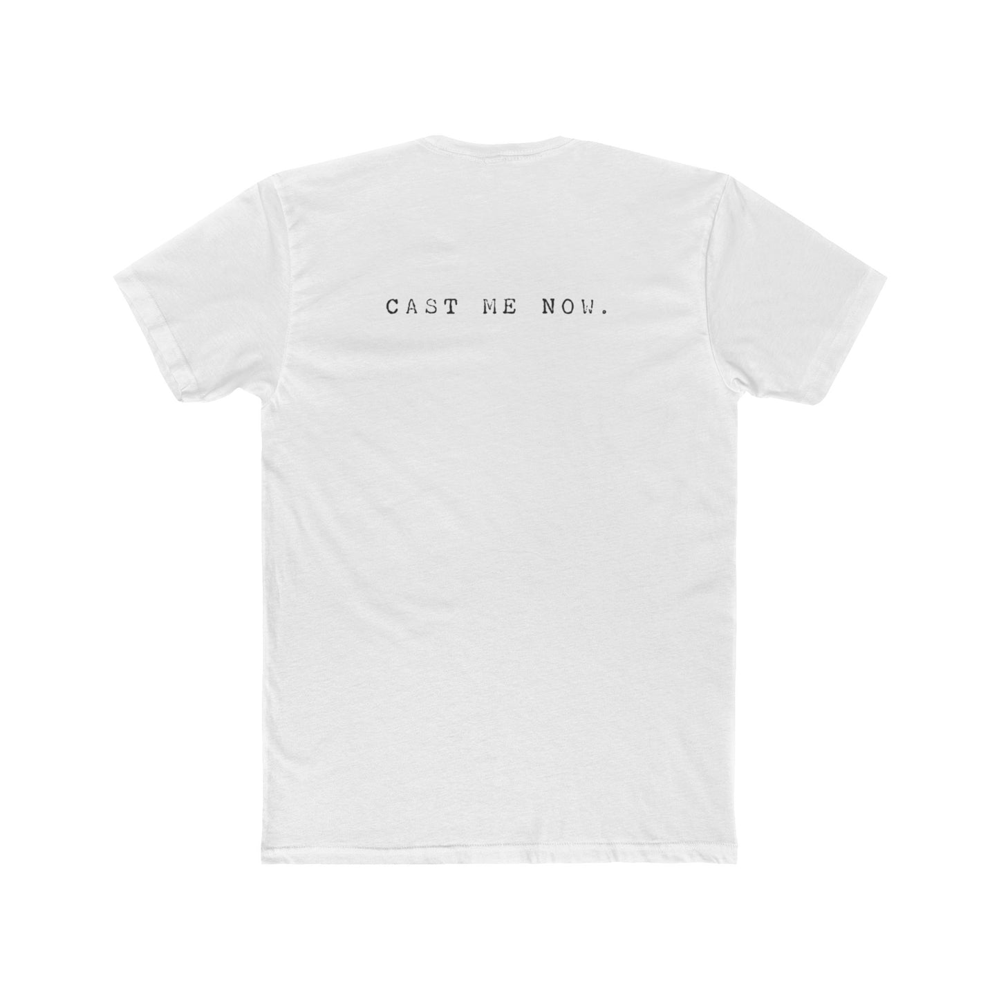 Audition Statement Tee – “This is My Audition Shirt / CAST ME NOW” – Unisex Cotton Crew Shirt for Actors & Drama Lovers