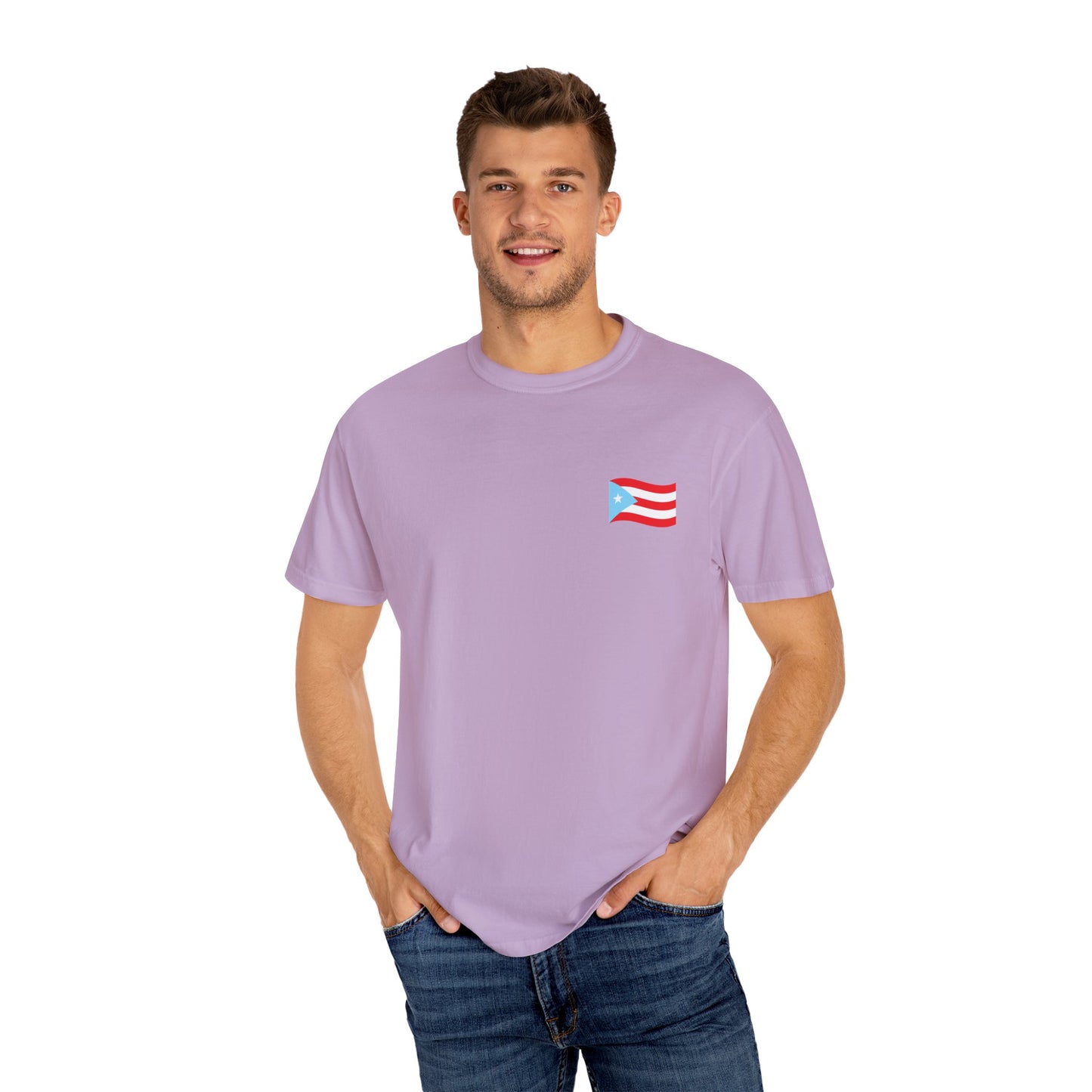 Boricua Pride T-Shirt | Unisex Garment-Dyed Tee, Puerto Rican Flag Shirt, Cultural Heritage Gift, Festival Wear, Casual Everyday Style
