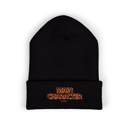 Main Character Embroidered Cuffed Beanie