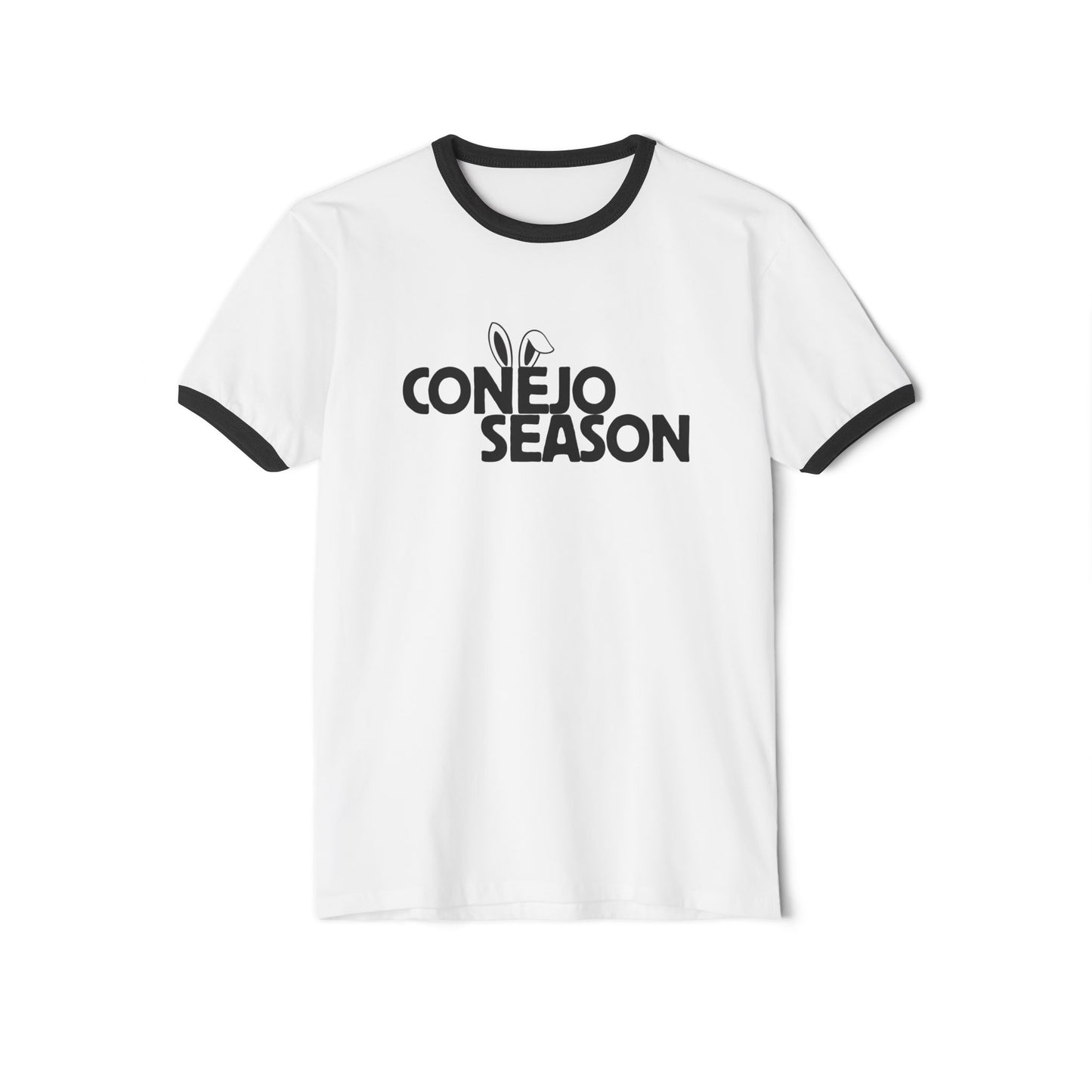 Conejo Season Ringer T‑Shirt — Retro Bunny Graphic Tee
