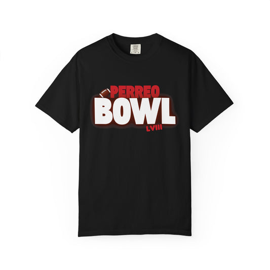 Perreo Bowl in Production T-Shirt - Minimal Black Graphic Tee