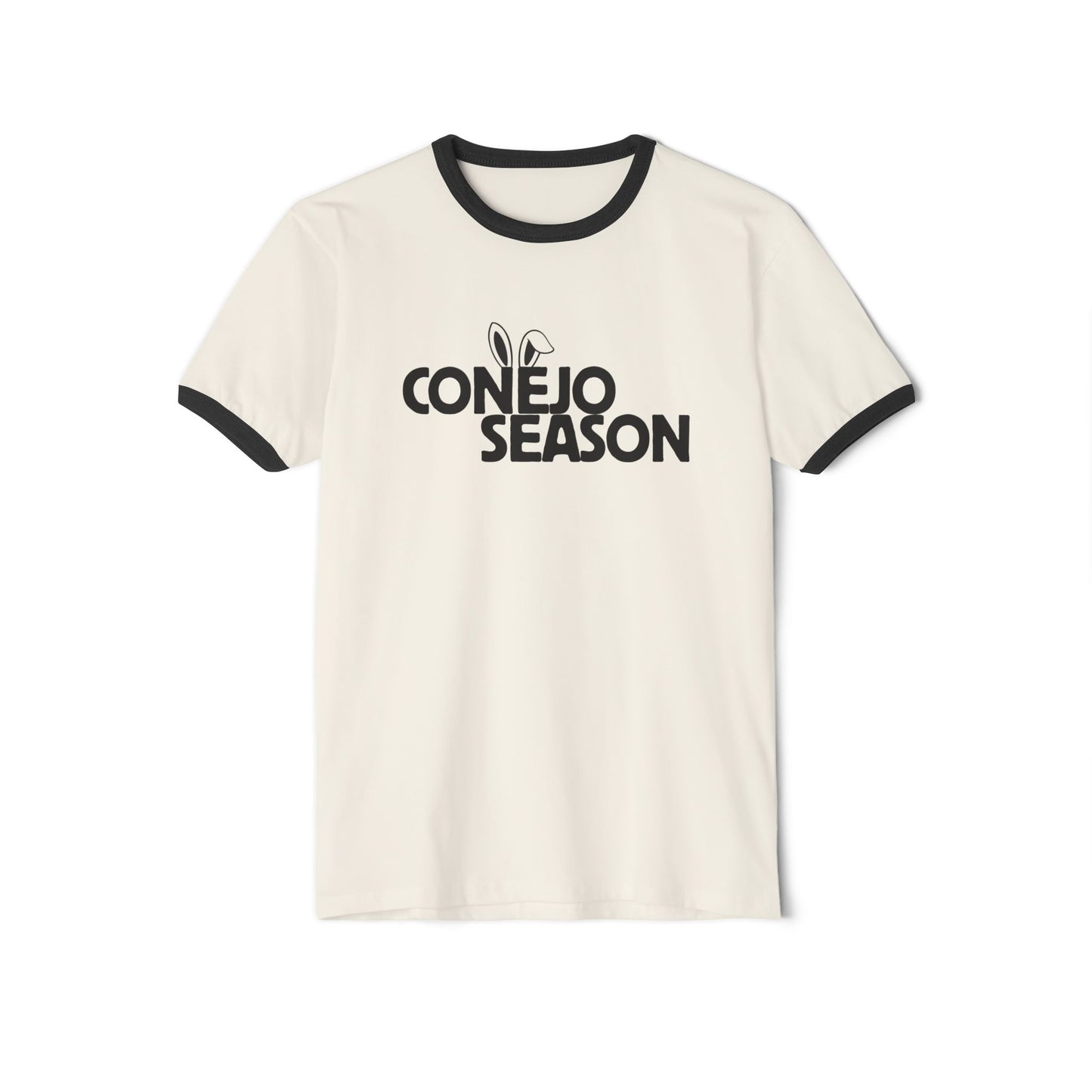 Conejo Season Ringer T‑Shirt — Retro Bunny Graphic Tee