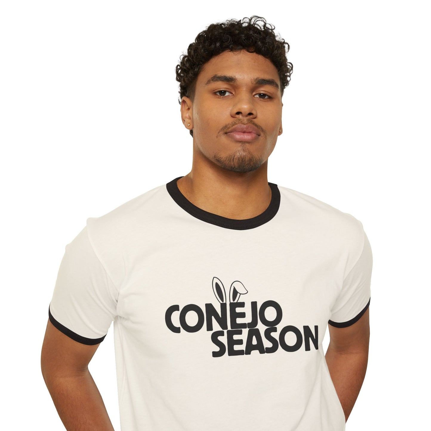 Conejo Season Ringer T‑Shirt — Retro Bunny Graphic Tee