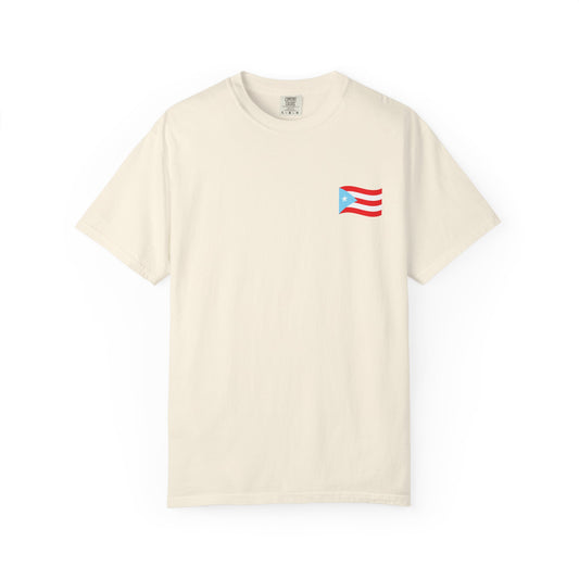 Boricua Pride T-Shirt | Unisex Garment-Dyed Tee, Puerto Rican Flag Shirt, Cultural Heritage Gift, Festival Wear, Casual Everyday Style