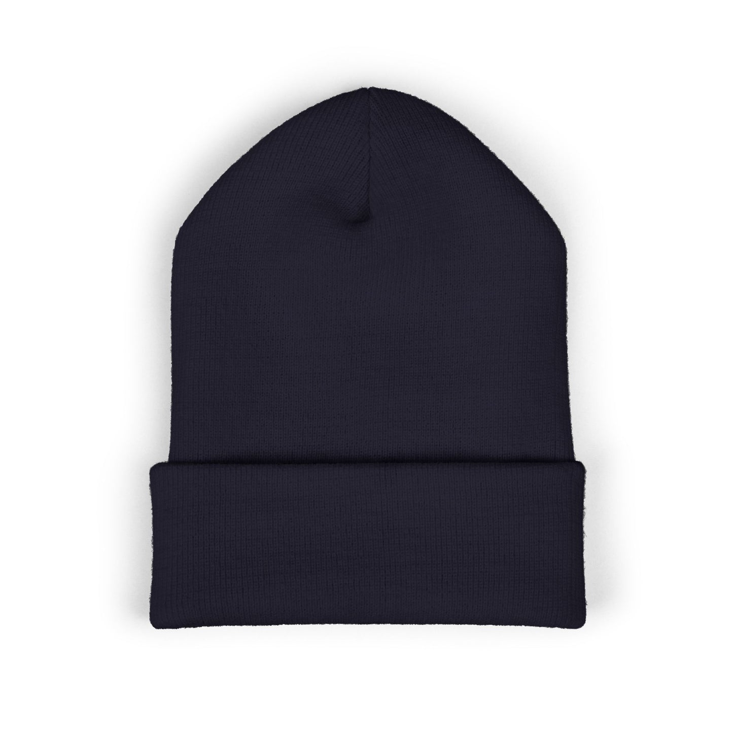 Embroidered 'Currently In Production' Cuffed Beanie