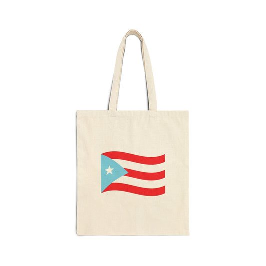 Puerto Rican Pride Tote Bag – “Sería Boricua Aunque Naciera en la Luna” – Eco-Friendly Canvas Bag, Cultural Everyday Essential