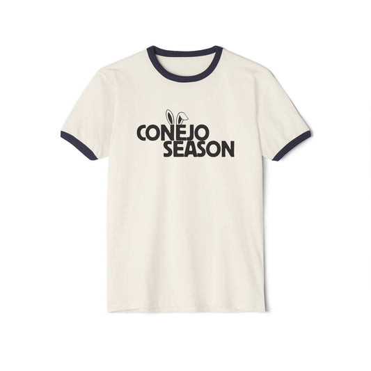 Conejo Season Ringer T‑Shirt — Retro Bunny Graphic Tee